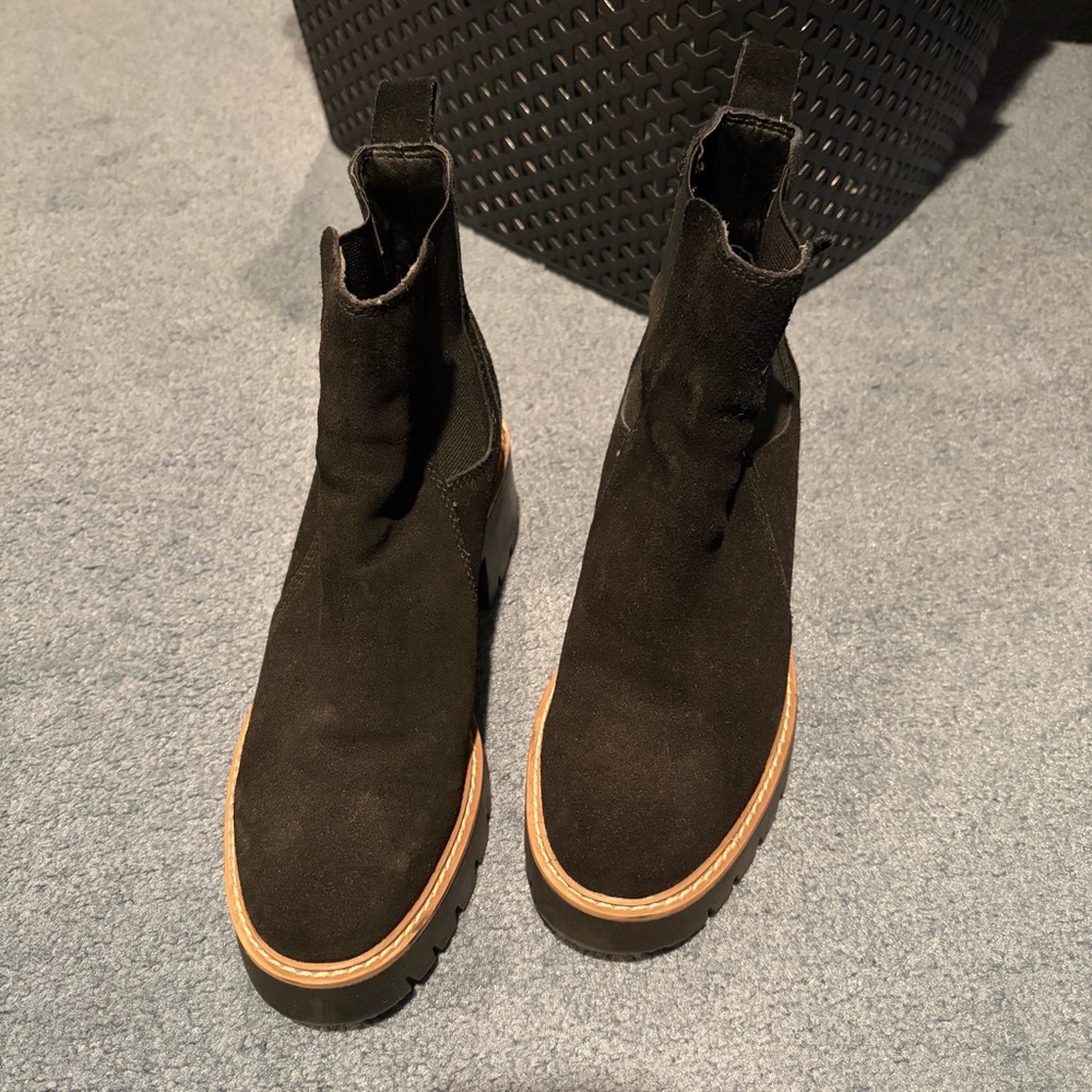 Dolce Vita Black Ankle Boots